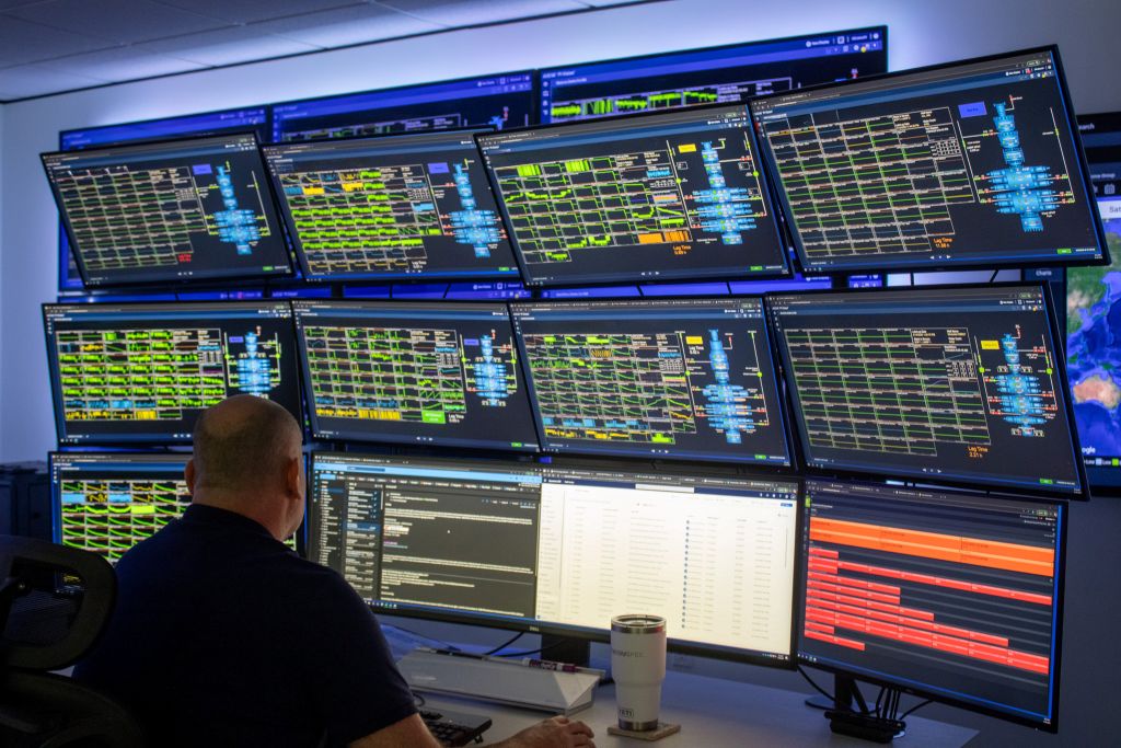 ModuSpec's real-time monitoring (RTM) training room in Houston
